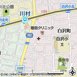 愛知県名古屋市守山区白沢町172周辺の地図