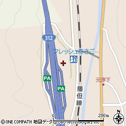 兵庫県朝来市岩津96周辺の地図