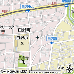 愛知県名古屋市守山区白沢町248-1周辺の地図