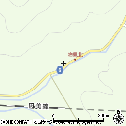岡山県津山市加茂町物見171周辺の地図