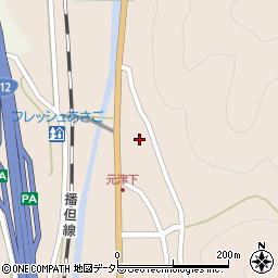 兵庫県朝来市岩津165周辺の地図