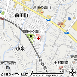 メイプル薬局　前田町店周辺の地図