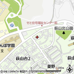 愛知県瀬戸市萩山台3丁目6周辺の地図
