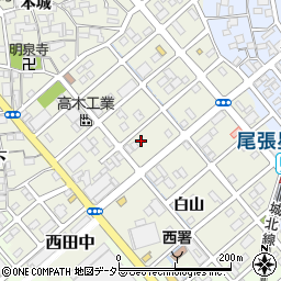 愛知県清須市西田中蓮池135周辺の地図