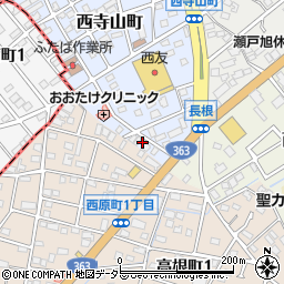 愛知県瀬戸市西寺山町3周辺の地図