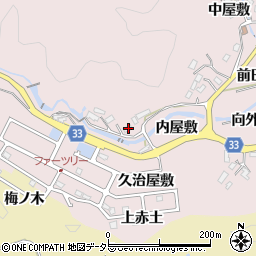 愛知県豊田市折平町西屋敷211周辺の地図