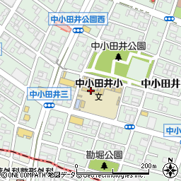 中小田井小学校　トワイ・ライトスクール周辺の地図