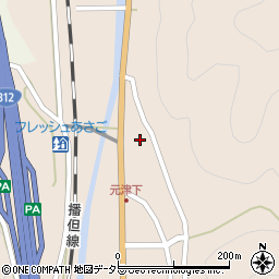 兵庫県朝来市岩津159周辺の地図