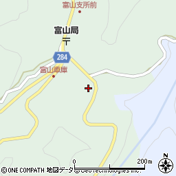島根県大田市富山町山中1289周辺の地図