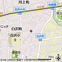 愛知県名古屋市守山区白沢町247周辺の地図