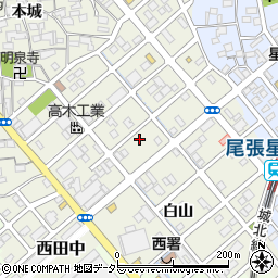 愛知県清須市西田中蓮池137周辺の地図