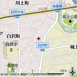 愛知県名古屋市守山区白沢町266-6周辺の地図