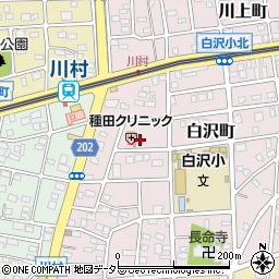 愛知県名古屋市守山区白沢町165周辺の地図