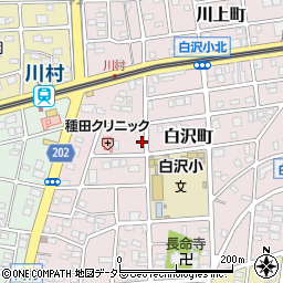 愛知県名古屋市守山区白沢町162周辺の地図
