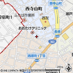 愛知県瀬戸市西寺山町4周辺の地図
