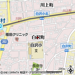 愛知県名古屋市守山区白沢町157-3周辺の地図