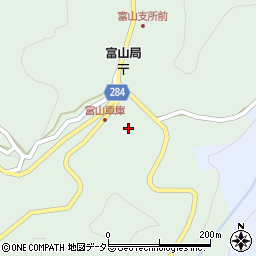 島根県大田市富山町山中2142周辺の地図