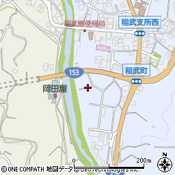 愛知県豊田市稲武町ゴワイタ周辺の地図