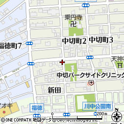 リパーク中切町１丁目駐車場周辺の地図