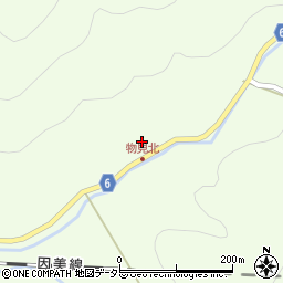 岡山県津山市加茂町物見176周辺の地図