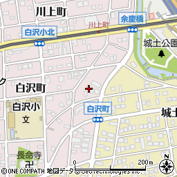 愛知県名古屋市守山区白沢町266-3周辺の地図