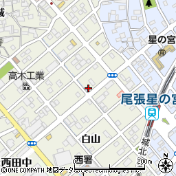 愛知県清須市西田中蓮池158周辺の地図