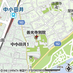 桜井学園善光寺別院幼稚園周辺の地図