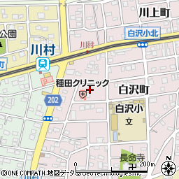 愛知県名古屋市守山区白沢町127周辺の地図