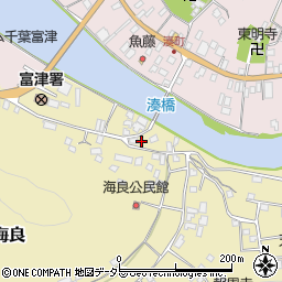 千葉県富津市海良112周辺の地図