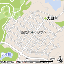 千葉県いすみ市大原台110周辺の地図