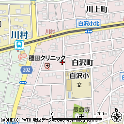 愛知県名古屋市守山区白沢町130周辺の地図