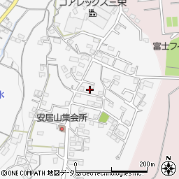静岡県富士宮市安居山727-19周辺の地図