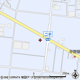 愛知県愛西市二子町新田92-1周辺の地図