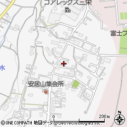 静岡県富士宮市安居山727周辺の地図