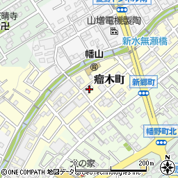 愛知県瀬戸市瘤木町62周辺の地図
