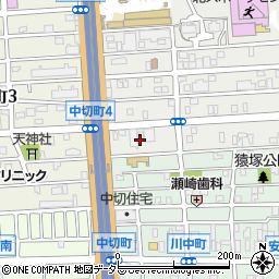 愛知県名古屋市北区成願寺1丁目1周辺の地図
