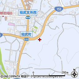 愛知県豊田市稲武町寺山周辺の地図
