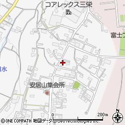 静岡県富士宮市安居山727-6周辺の地図