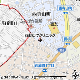 愛知県瀬戸市西寺山町20周辺の地図