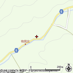 岡山県津山市加茂町物見189周辺の地図