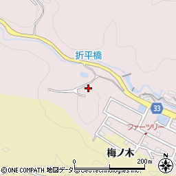 愛知県豊田市折平町西屋敷558周辺の地図