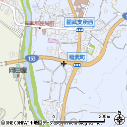 愛知県豊田市稲武町寺下19周辺の地図