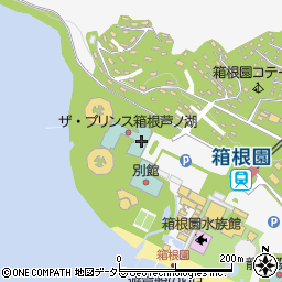 ザ・プリンス　箱根芦ノ湖周辺の地図