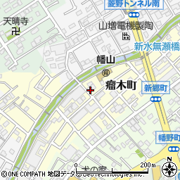 愛知県瀬戸市瘤木町61-1周辺の地図