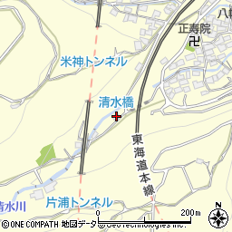 神奈川県小田原市米神407周辺の地図