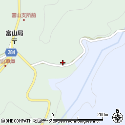 島根県大田市富山町山中2134周辺の地図