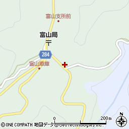 島根県大田市富山町山中1322周辺の地図