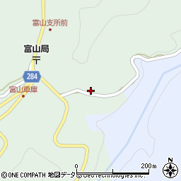 島根県大田市富山町山中1316周辺の地図