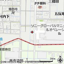 愛知県稲沢市大矢町茨島23-1周辺の地図