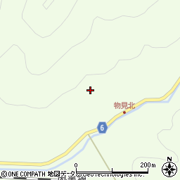 岡山県津山市加茂町物見117周辺の地図